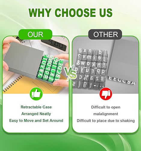 Miniatura 4 de Sellos de letras para arcilla, juego de sellos del alfabeto de arcilla polimérica para cerámica, sellos de cerámica para arcilla personalizados,