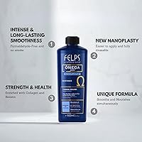 Vista 4 de Felps Professional Omega - Sellado térmico y nanoplastia única cero - alisado y alisado tratamiento del cabello - soplado de queratina brasileña