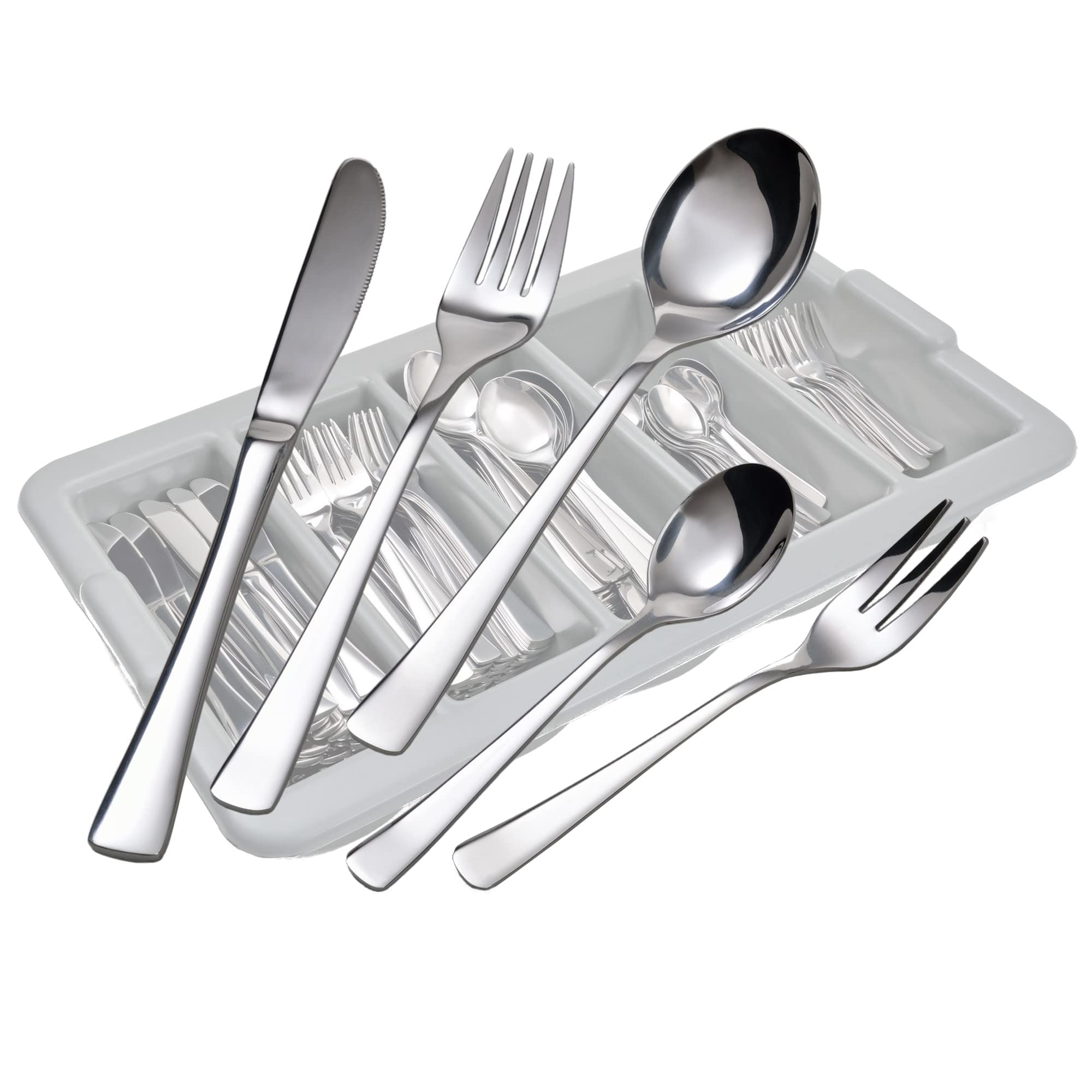 GRÄWE Besteckset inkl. Besteckkasten 60-teilig Edelstahl, Serie WÜRZBURG