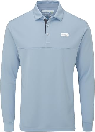 Long Sleeve Polo in Slate Grey by Stuburt