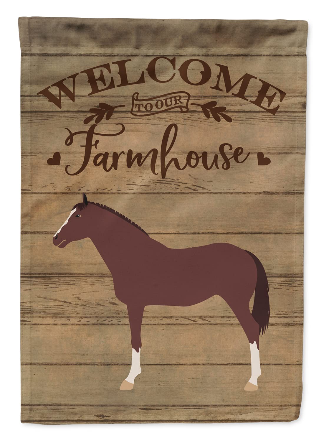 Caroline's Treasures CK6857CHF - Bandiera inglese a forma di cavallo, misura grande, multicolore