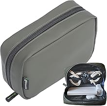 ULTRAPROLINK Transit Tech Organizer Pouch Bag | 1.2L Water Repellent Electronic Gadget Bag for USB Cables,Travel Adapters, Laptop Mobile Charger, Power Bank, Ear Phones,Hard Disk|UM1229 | Green