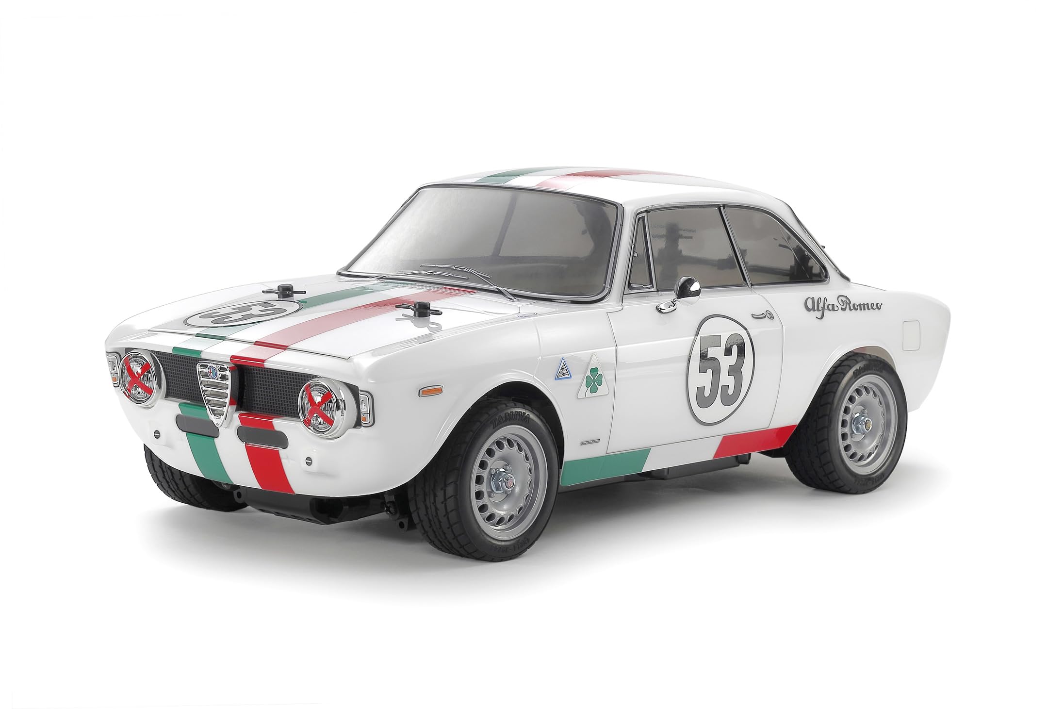 Tamiya 1:10 RC Alfa Romeo Giulia Club MB-01 Kit, carrozzeria verniciata