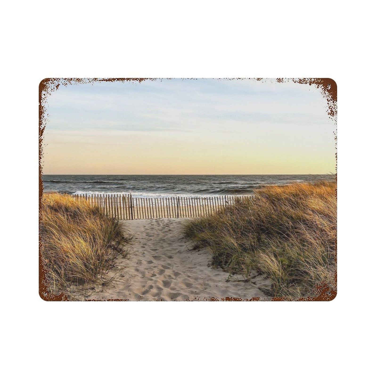 xiaoxiaoshen Real Photo The Hamptons Decor New York (2) Wall Decor Art Metal Tin Poster Modern Home Decor Art Home Bar Shop Decorations Vintage Sign 30x40cm