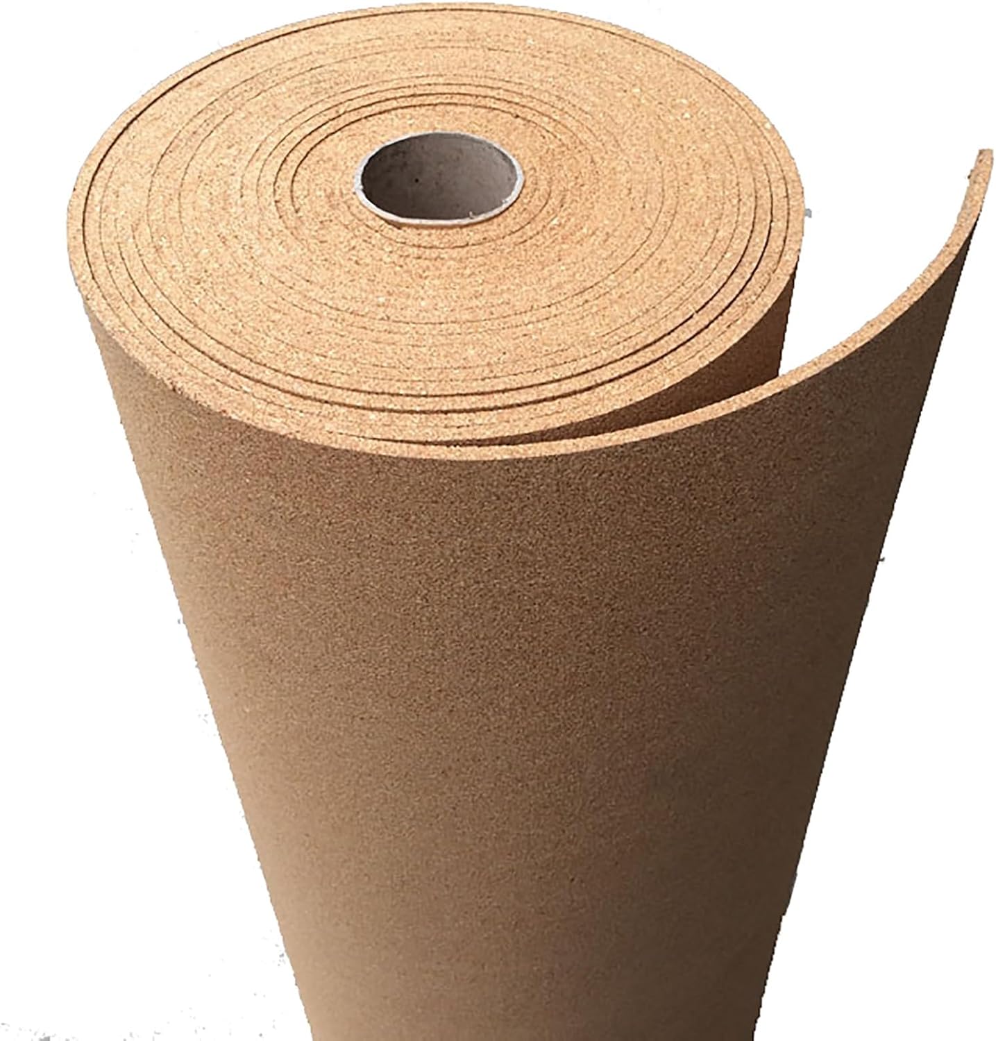 LYZLPHLL Cork Roll, Large Cork Board Roll, High Density Cork Sheet Roll, Drawer Liner, Sound Insulation, 1/3" 1/4" Thick, for Office Home DIY Supplies, Brown(Thick 6mm,0.9mx1.5m(3ftx4.9ft))
