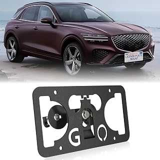 Front Bumper License Plate Mount Fits Genesis GV70 2022-2025