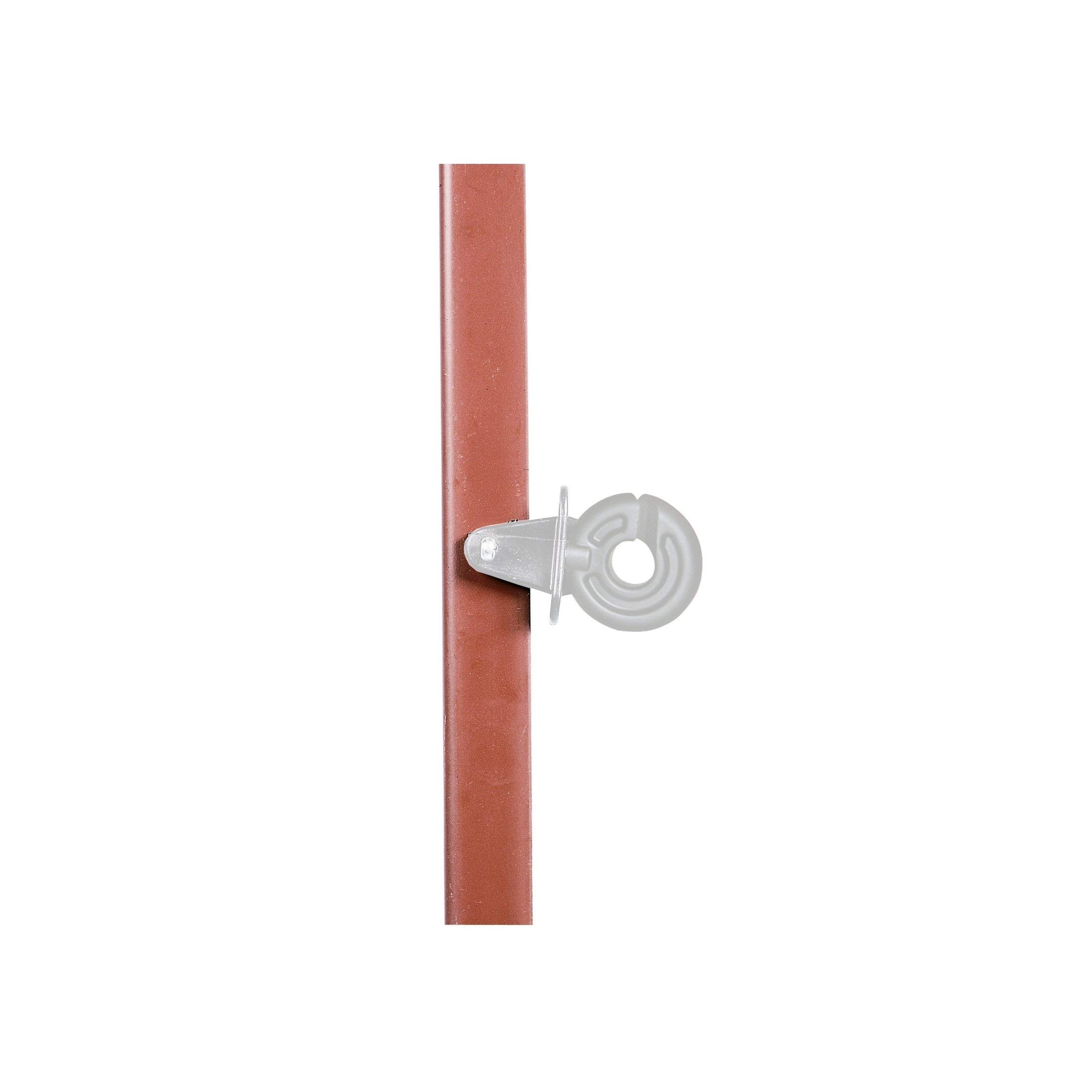 Kerbl 10 Stück Winkelstahlpfahl 115 cm Stärke 3 mm Weidezaunpfahl 4 Bohrungen Elektrozaun