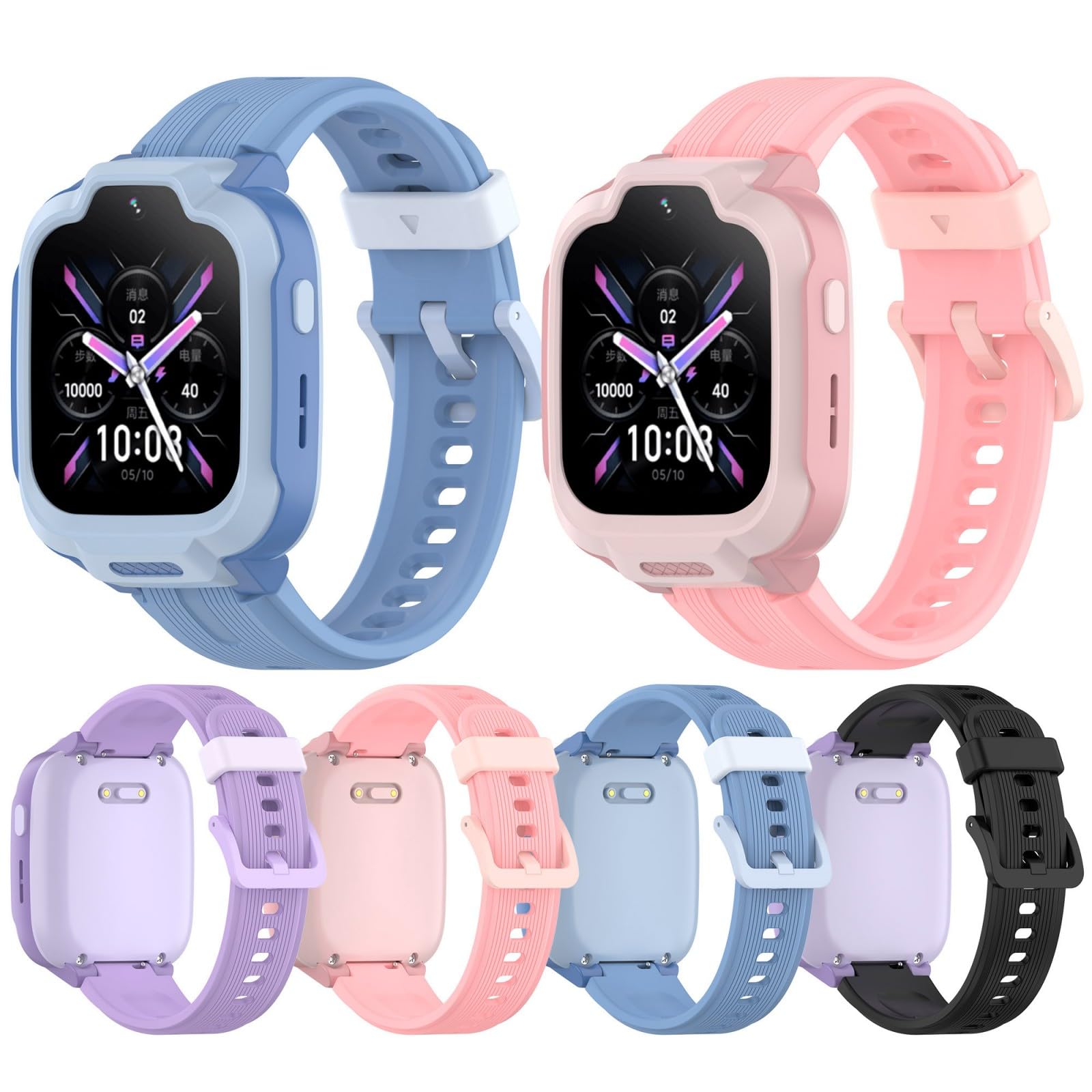 Correa de silicona para reloj infantil, 15 mm, correa de repuesto de liberación rápida, correa de silicona suave a prueba de sudor