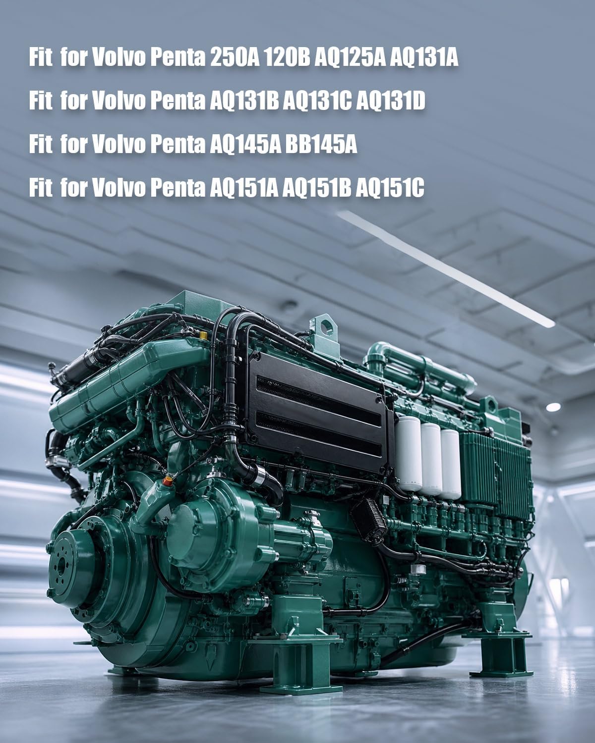 4 Cylinder Tune Up Kit Compatible with Volvo AQ Engines