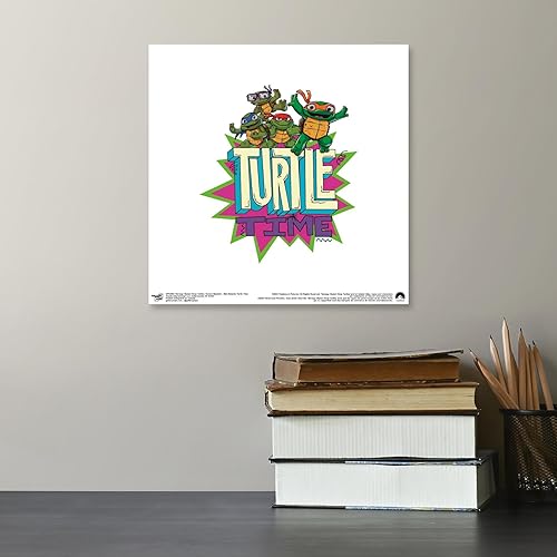 Miniatura 4 de Trends International Gallery Pops Nickelodeon Teenage Mutant Ninja Turtles Mutant Mayhem - Póster de pared de Mini Mutants Turtle Time, 12 x 12