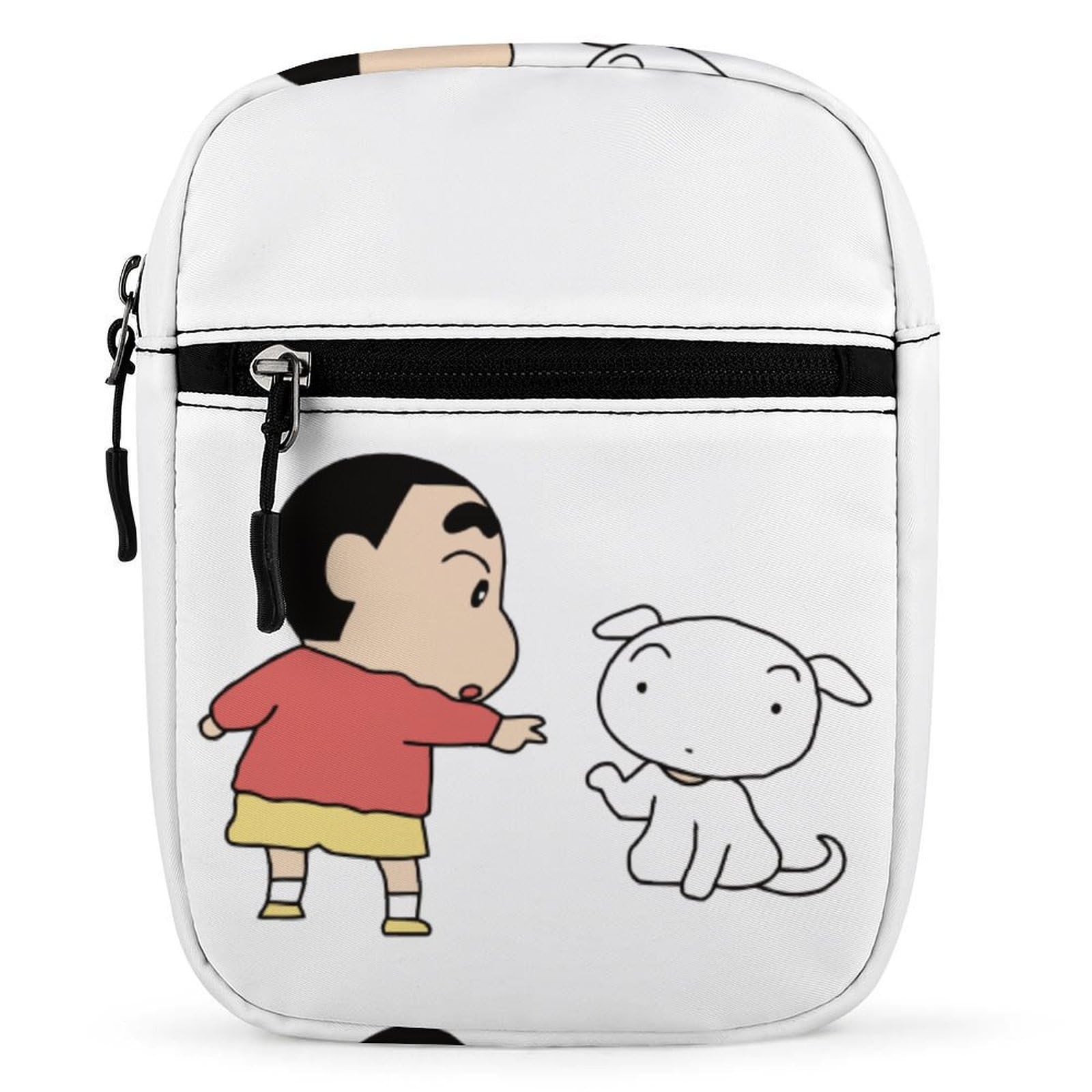 Amazon.co.jp: スマホポーチ クレヨンしんちゃん シロ ショルダー