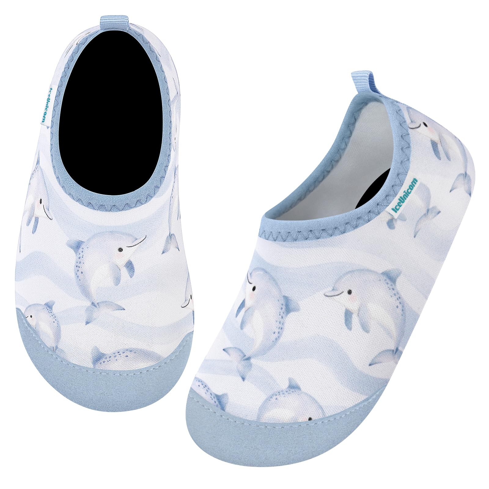 IceUnicorn Kinder Strandschuhe Badeschuhe Wasserschuhe Schwimmschuhe Schnelltrocknende Aquaschuhe für Kinder Beach Pool
