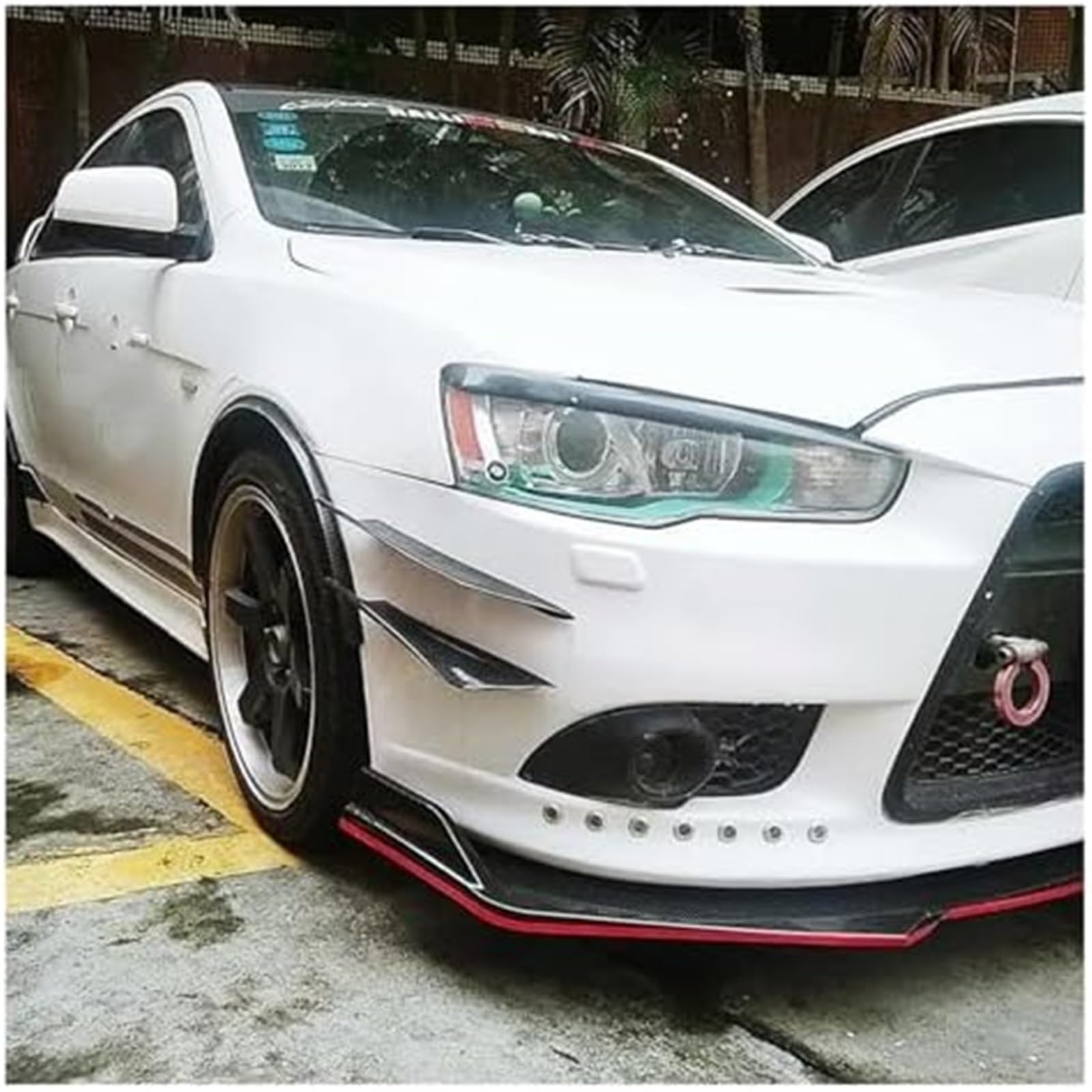 Splitter, dla dla Lancer EX, dla Evo 2013-2016 Przedni zderzak
