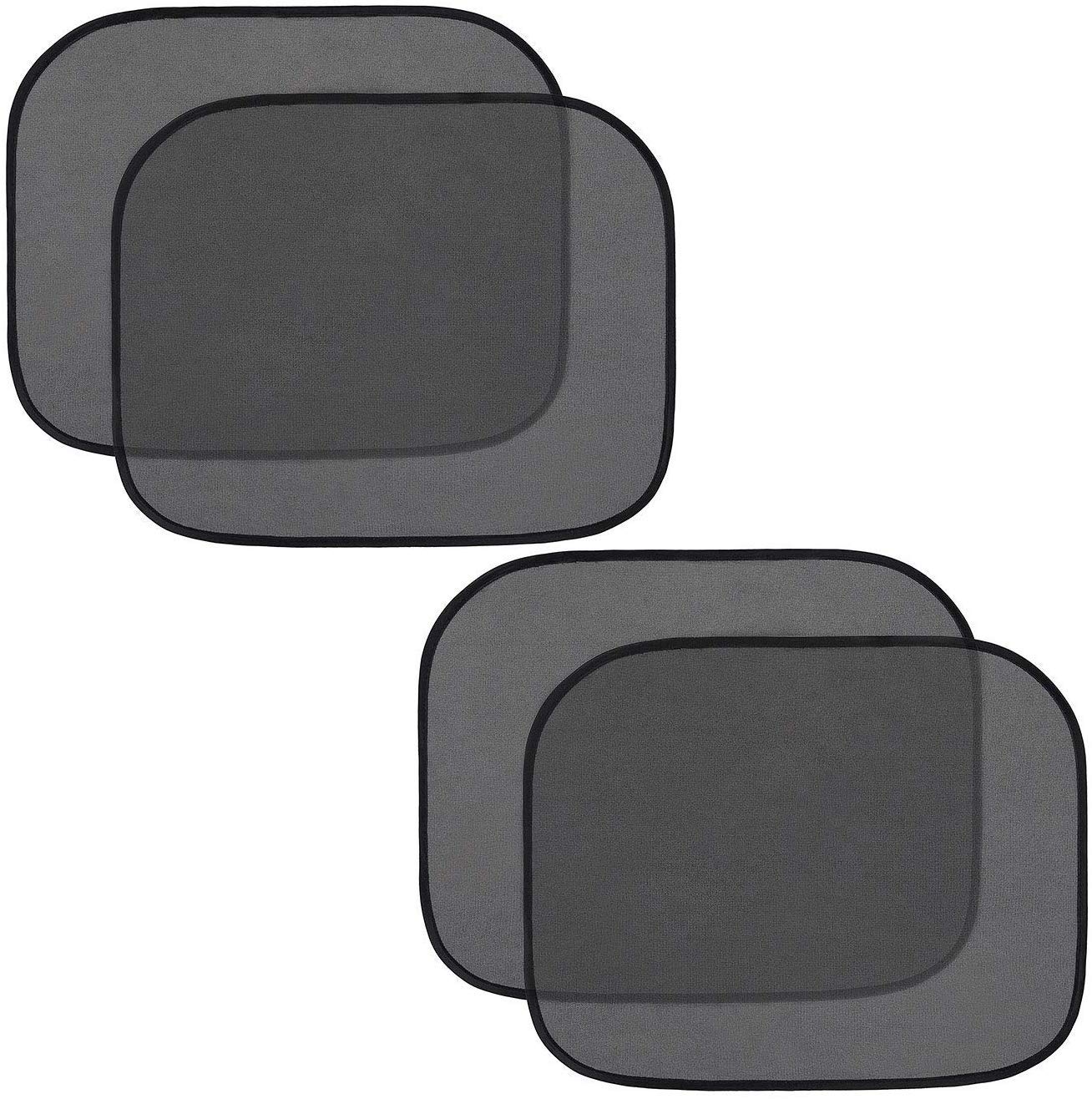 Soonbuy4pcs Car Window Shades 44x38cm Electrostatic Film Side Window Sunshade Car Window Accessory Side Window Film