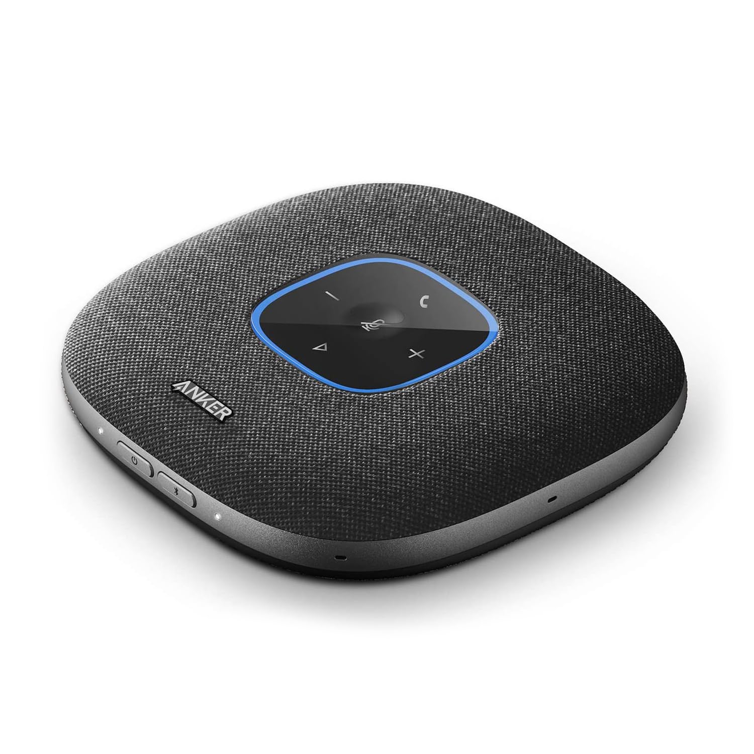 Soundcore Anker PowerConf S3 Enceinte de conférence Bluetooth 6 Microphones Enregistrement sonore Intelligent Batterie 24 h App, Bluetooth 5, USB-C, pour Bureau et Bureau à Domicile