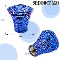 Vista 2 de 4 piezas de tapas de válvula de neumático estilo Cobra, forma de cabeza de serpiente, tapas universales de válvula de neumático con núcleo de cobre