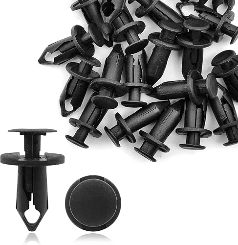 20 clips de empuje de remaches para guardabarros, remaches de cuerpo ATV compatibles con Honda Ranger RZR 800 900 Sportsman XP 850 Suzuki Kawasaki