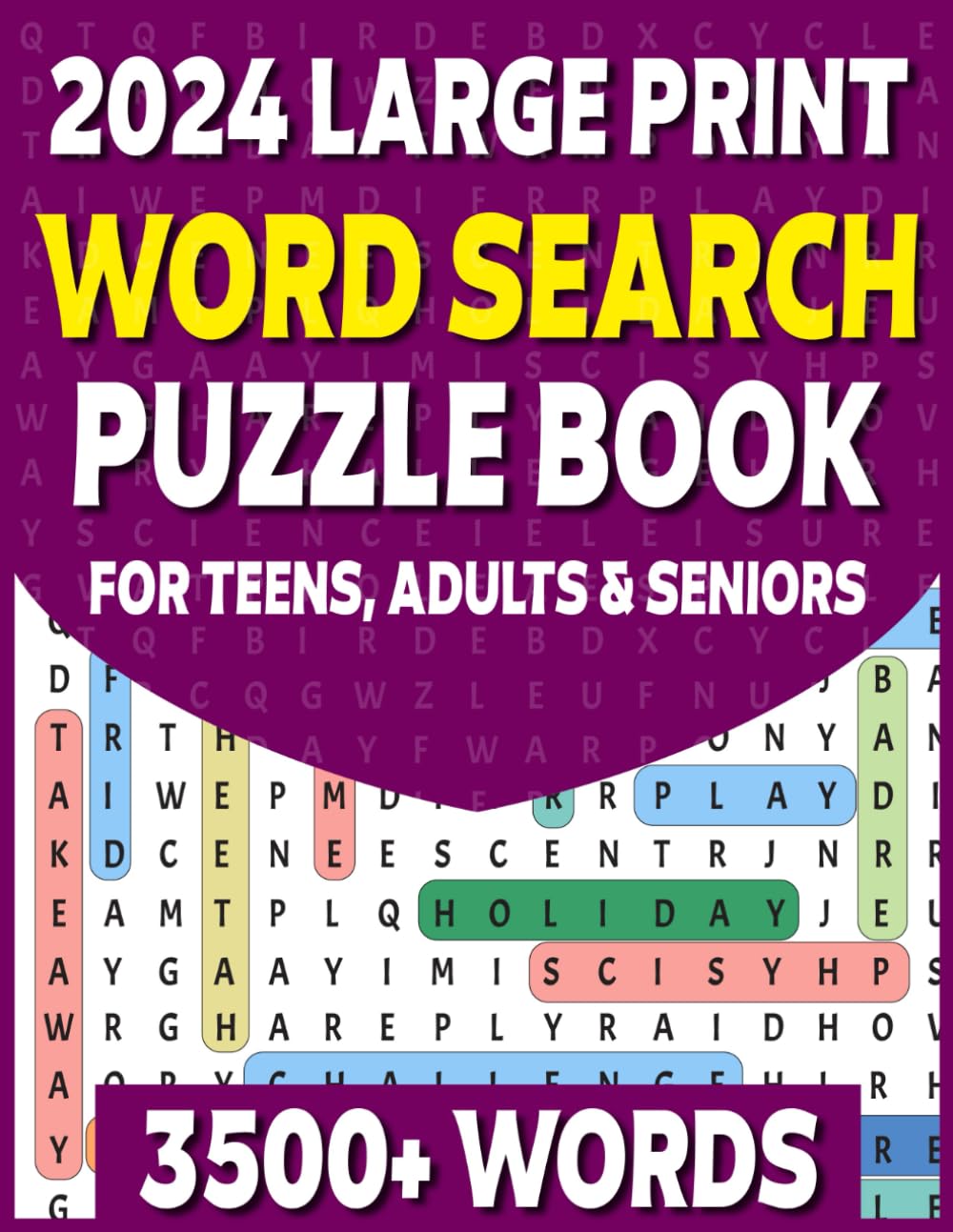 2024 Word Search Puzzle Book Large Print Wordsearches For Adults