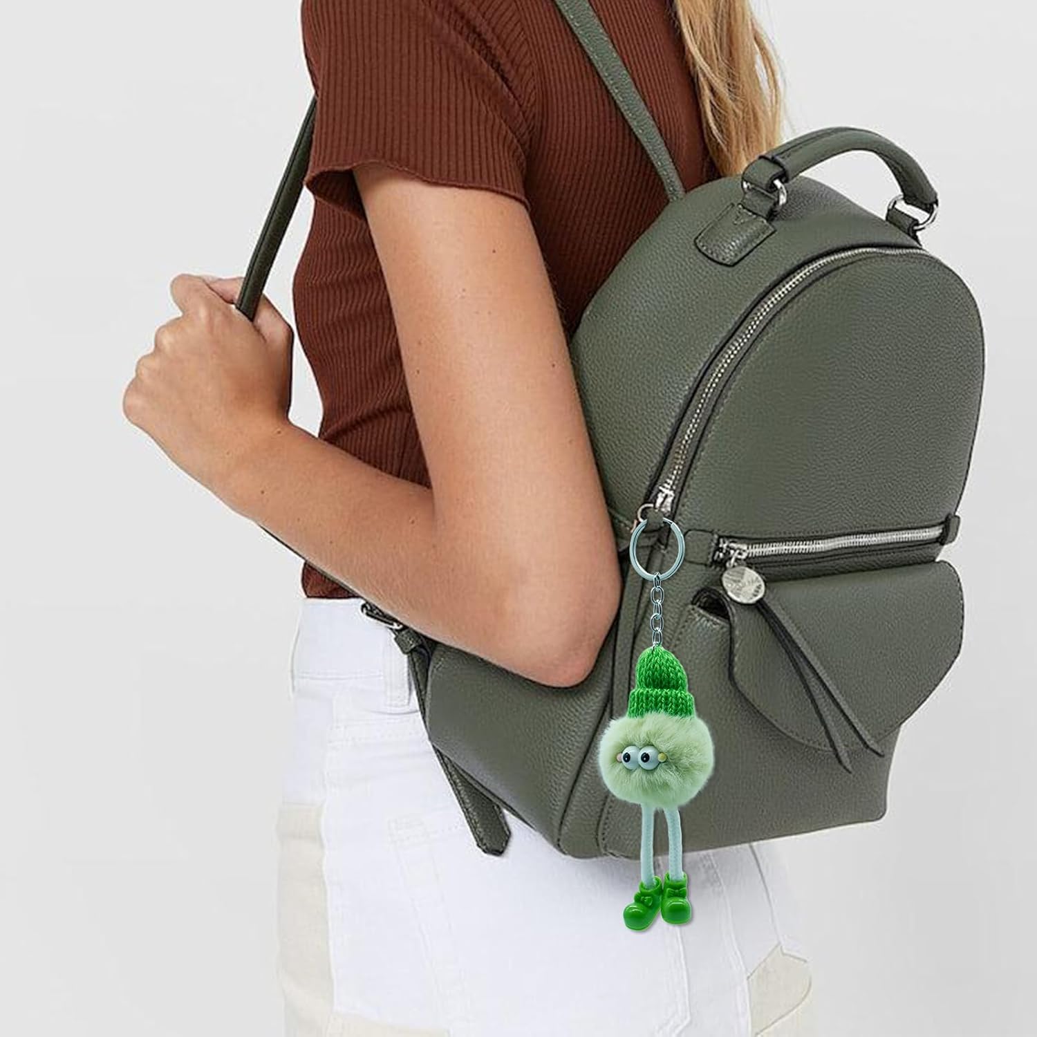 Cute Plush Keychains for Women, Plush Keychains for Backpacks Decorative Birthday Gifts, Party Rewards, Meet Gifts - Image 3