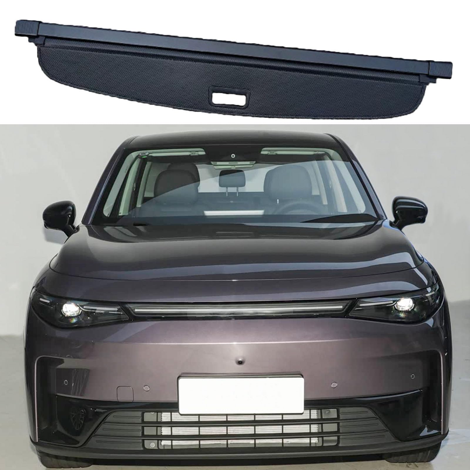 SXLGDW Car Retractable Rear Trunk Parcel Shelf,Compatible with LEAPMOTOR C10 2023-2025,Car parts