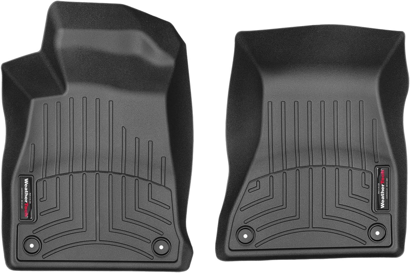 WeatherTech Custom Fit FloorLiners for Audi S5, S5, S5-1st Row (449371), Black