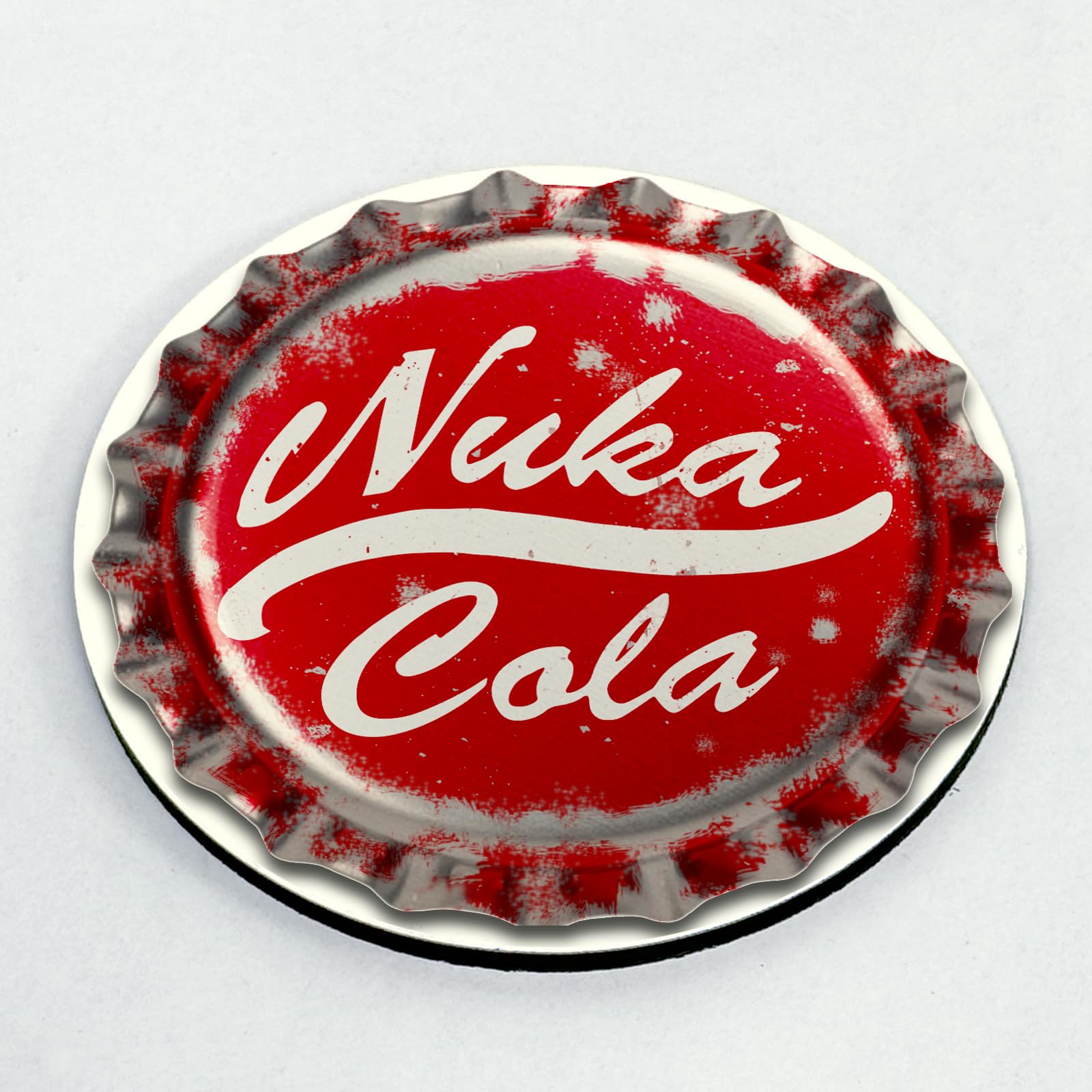 Nuka Cola Bottle Cap | Printed Circle Cork Backed Coaster