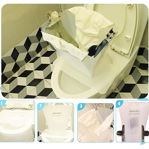 Miniatura 7 de Protector de salpicaduras de pañal de tela - Diseño a presión para evitar caídas, colocación estable permite enjuagar con una sola mano. Pañales de