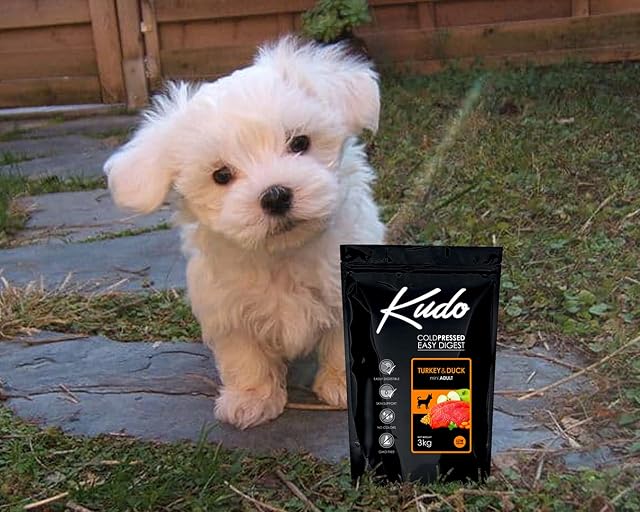 Foto 4 de 4 de Kudo Pienso Seco Prensado en Frío para Perros Adultos de Tamaño Pequeño. Receta Natural Adulto Mini Pavo…