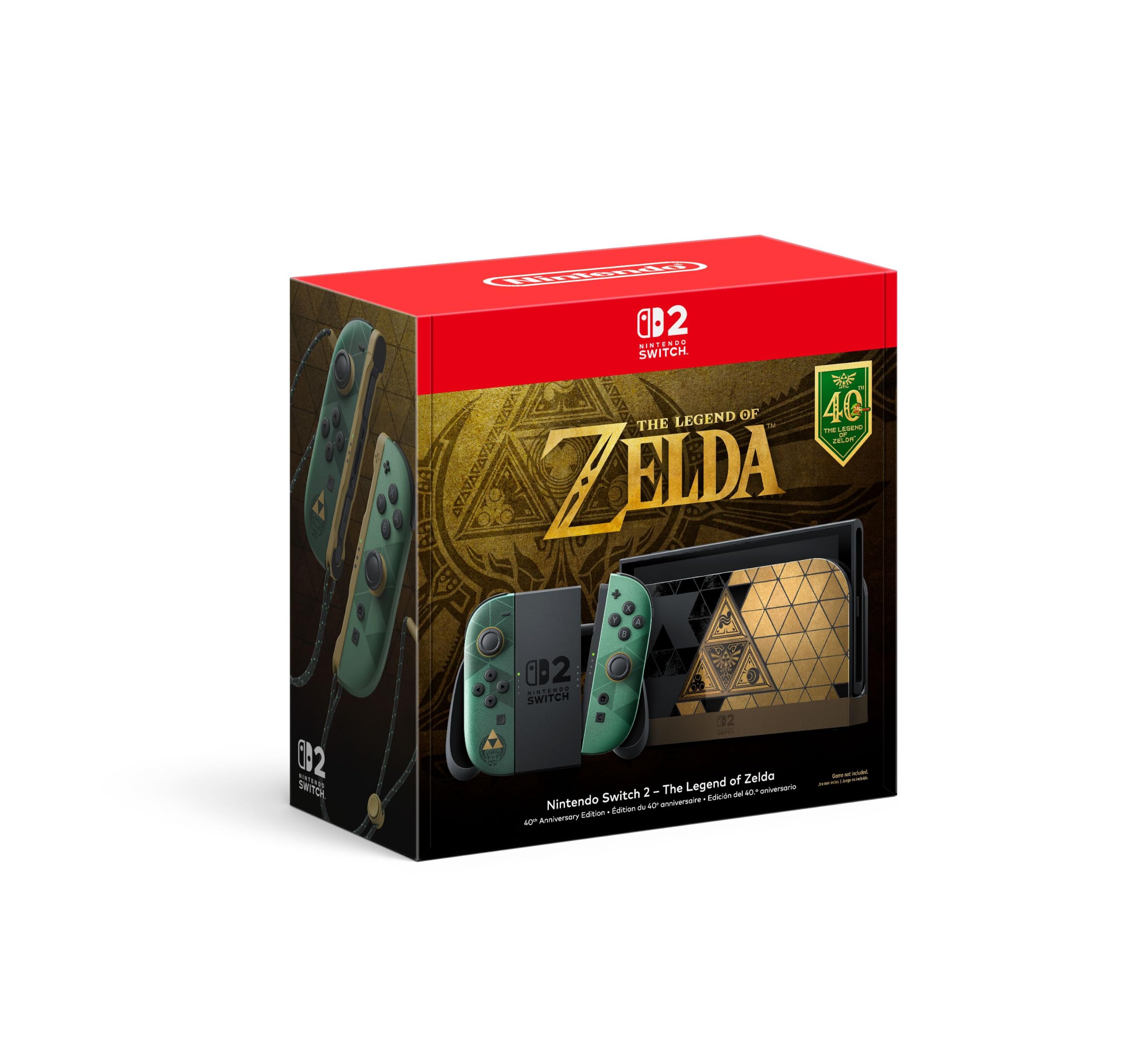 Nintendo Switch 2 – The Legend of Zelda – 40th Anniversary Edition