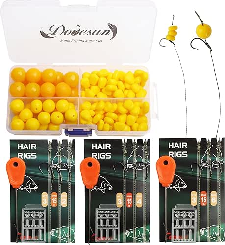 Dovesun 41PCS/151PCS Carp Fishing Hair Rigs Baits Carp Rigs Kit