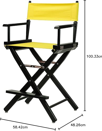 Miniatura 353 de Casual Home - Silla de director de 30 in, marco blanco, con lona color blanco, altura de barra