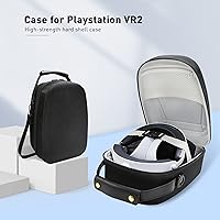 Vista 2 de igrl Carrying Case for PSVR2, Hard Shell Case Bag Compatible with PlayStation5 VR2 Headsets and Touch Controllers Accessories, Included PS VR2 Lens