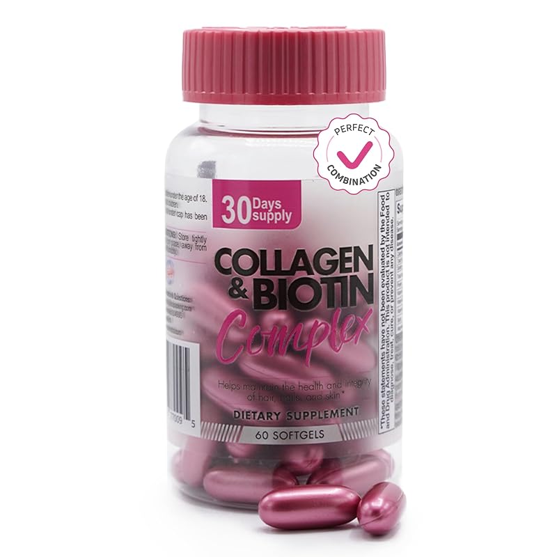 Ben´Fit Suplemento para cabelos, pele e unhas com peptídeos de colágeno, biotina e queratina hidrolisada — 600 mg, 3000 mcg e 200 mg — 60 cápsulas