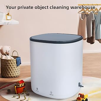 Mini Automatic Underwear Washing Machine, Mini Washing Machine, Upgraded large Capacity Thick Material, Deep Cleaning for Underwear (Green (plug-in) turbo cleaning + ozone)