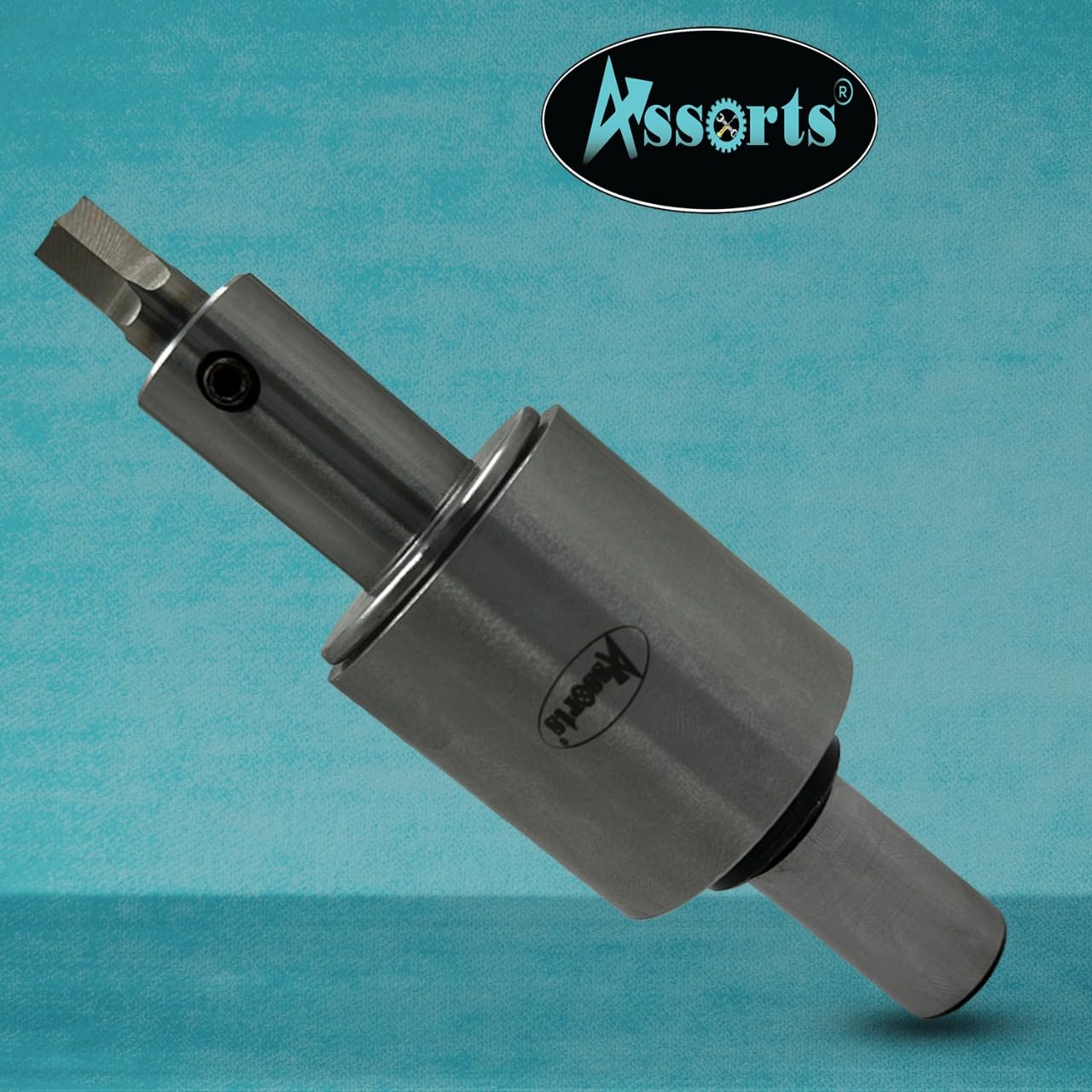 New Development Rotary Broach (Metric) Tool Holder with 3/4" (19.05 mm) Shank + 7 Pcs H.S.S HEX Punch Set (3–12 mm) – Precision Tool for Lathes, Milling, and CNC Machines