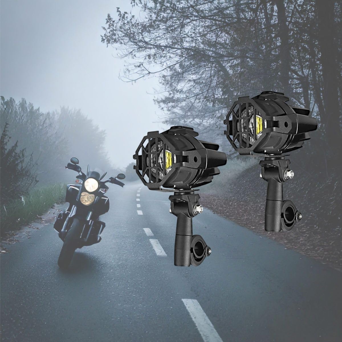 Phare Additionnel LED S22X Set pour Moto Custom Limited Special Slim S CB58227