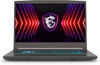 Thin A15 15.6” 144Hz FHD Gaming Laptop: Ryzen 7-7735HS, NVIDIA Geforce RTX 4050, 16GB DDR5, 512GB NVMe SSD, Cooler Boost 5, Win 11: Black B7VE-214US