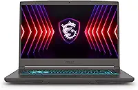 MSI Notebook para jogos Thin A15 39.6 cm 144Hz FHD FHD: Ryzen 5-7535HS, NVIDIA Geforce RTX 3050, 16GB DDR5, SSD NVMe 512GB, WiFi 6E, Bluetooth 5.3, Win 11: Preto B7UC-473US