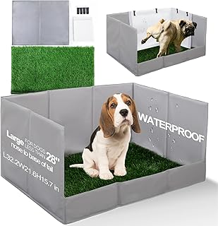 HQ4US 4LEGS Foldable Dog Grass Pad portable for travel