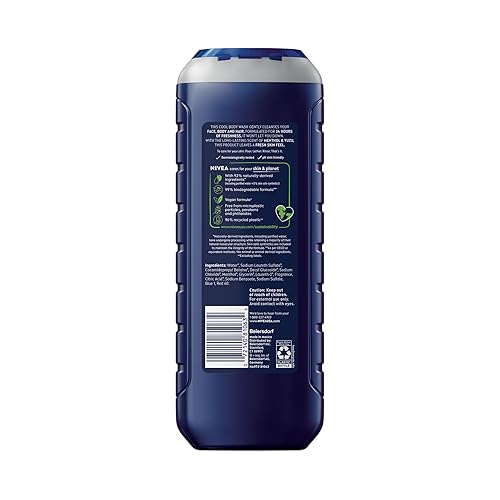 Vista 12 de Jabón corporal Nivea para hombres, 16.9 onzas (paquete de 3), paquete de de 3
