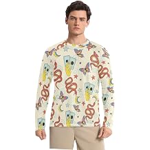 Men's Rash Guard Shirts Long Sleeve Sun Protection Outdoor Sun Clothing UPF50+