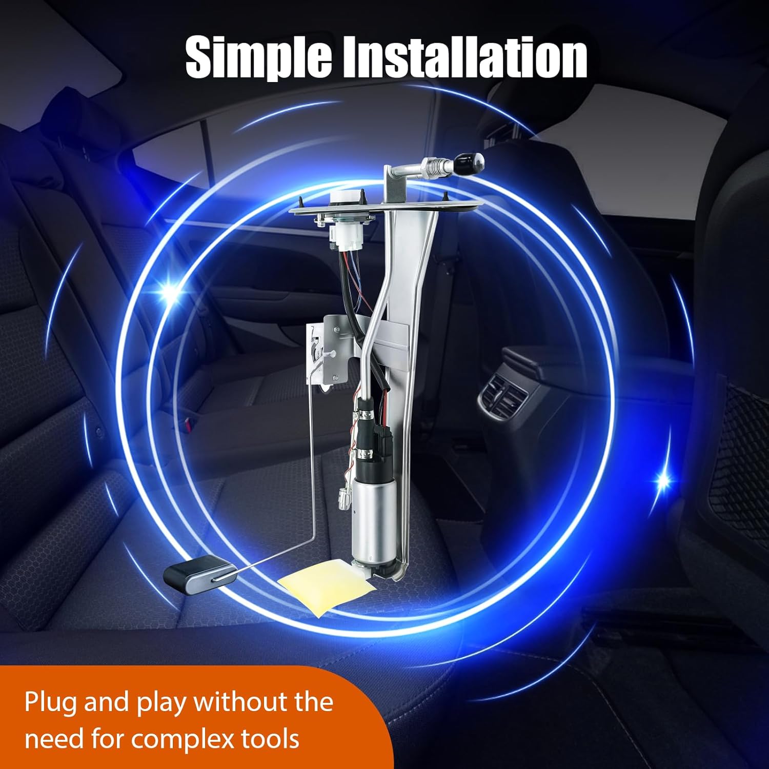 SP9002H Electric Fuel Pump Assembly Compatible with 1995-2000 Toyota Tacoma Base DLX Limited Pre Runner SR5 2.4L 2.7L 3.4L