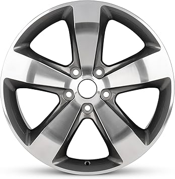 for 2014-2016 Jeep Grand Cherokee 20 Inch Machine Cut Face Gun Metal Rim - OE Direct Replacement - Road Ready Car Wheel