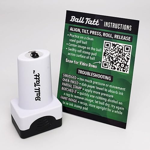Miniatura 10 de Ball Tatt - Sello de pelota de golf, sello de pelota de golf, marcadores de sellos de pelotas de golf autoentintados, herramienta de marcado de