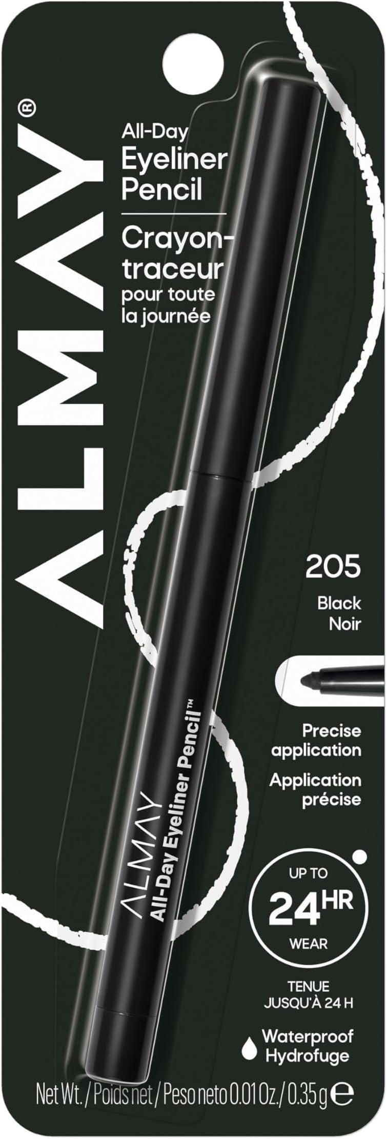 Eyeliner Crayon Contour #205 Black Noir - 0.01 oz. (0.28 g)