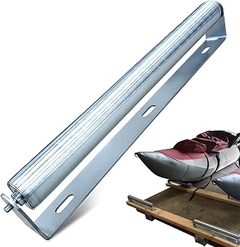 Heavy Duty Galvanized Steel Rollers Bracket Set Conveyor Sytem, Ideal Expanding Workspace & Assembly for Woodworking Table, Saw, Belt, 15 Length, 1.9 Diameter, 250lb Cap By Ultimation