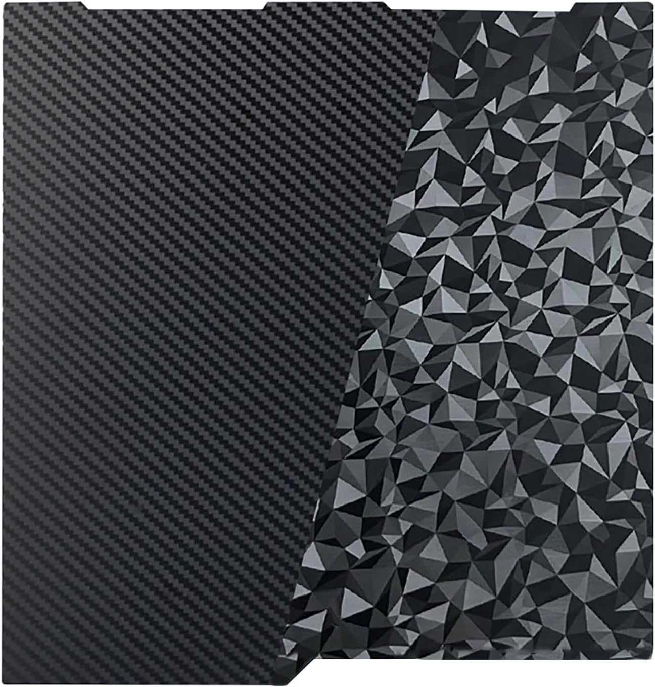 Kobra 3 3D Printer Double Sided Glossy PET Carbon Fiber Pattern and Smooth PE...