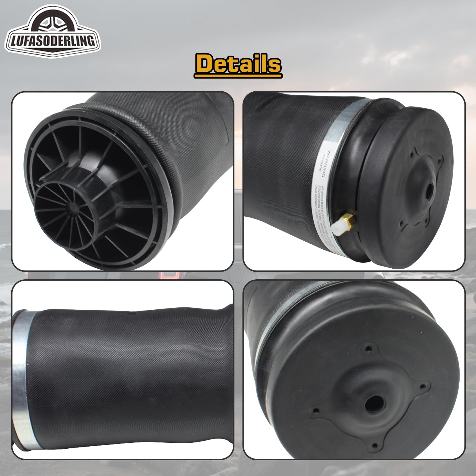 W164 Luftbalg Hinten für Mercedes-Benz ML-Klasse W164 W166 GL-CLASS X164 X166 GL320 GL350 GL450 GL550 1663200325 1643200425 1643201025 1643200225 1643200625