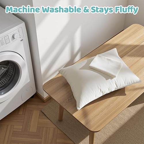 Miniatura 5 de LOFE Almohada orgánica para niños pequeños con funda - 13x18 Almohada para niños pequeños con funda de algodón orgánico 100%, almohada orgánica