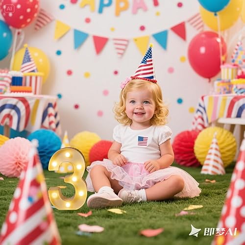 Miniatura 157 de Foaky Número de luz LED decorativo, letrero de número iluminado para luz nocturna, boda, fiesta de cumpleaños, Navidad, hogar, bar, número